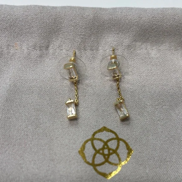 Kendra Scott Gold Earrings - Picture 4 of 5